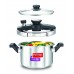 Prestige Clip-on Mini Induction Base Stainless Steel Pressure Cooker with Lid, 3 Litre